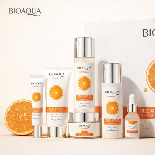 Bioaqua Vitamin C Facial Care Set | Brightening Skincare Kit