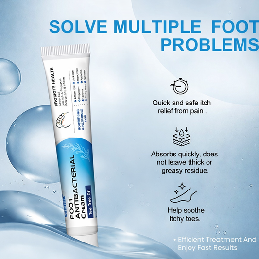 Sumifun Foot Antibacterial Cream with Tea Tree Oil – Antifungal, Anti-Itch & Skin Repair Cream for Athlete’s Foot, Ringworm & Irritated Skin (20g)