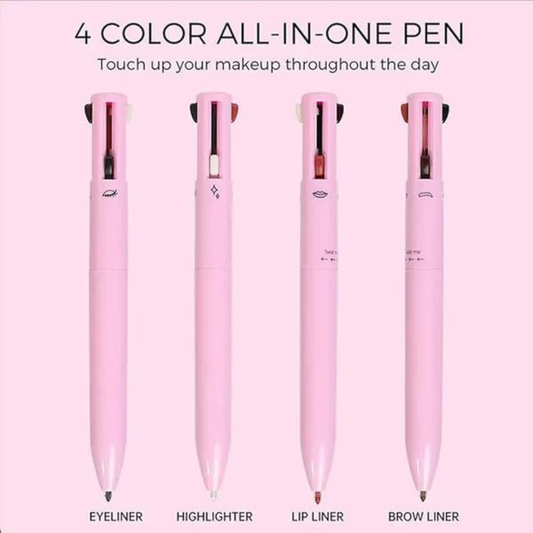4-in-1 Makeup Pen: Eyeliner, Lip Liner, Brow & Highlighter