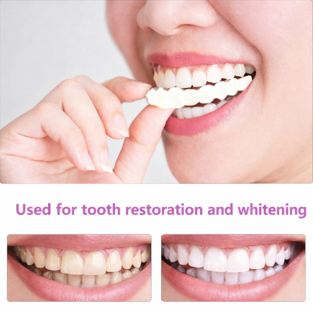 Snap-In Teeth for Men & Women | Adjustable Cosmetic Smile Cover for Instant Confidence