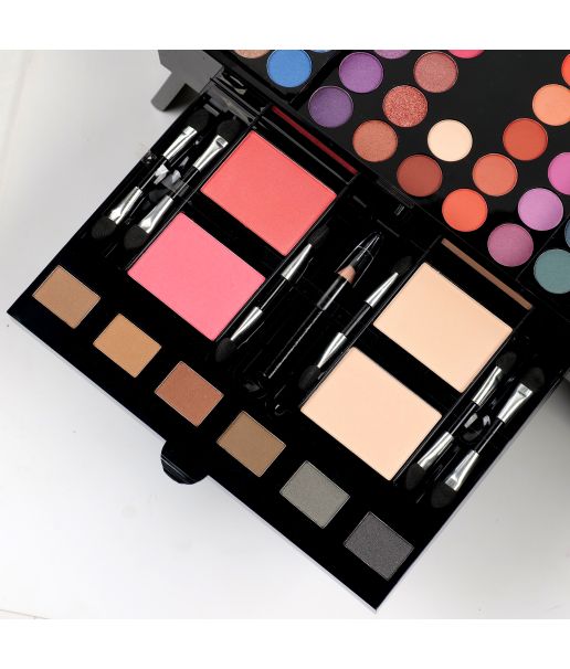 Miss Rose® Blockbuster Makeup Palette – Color Spirit Edition | 180 Eyeshadows, Blush, Compact Powder & Brow Shades – Ultimate All-in-One Professional Makeup Kit