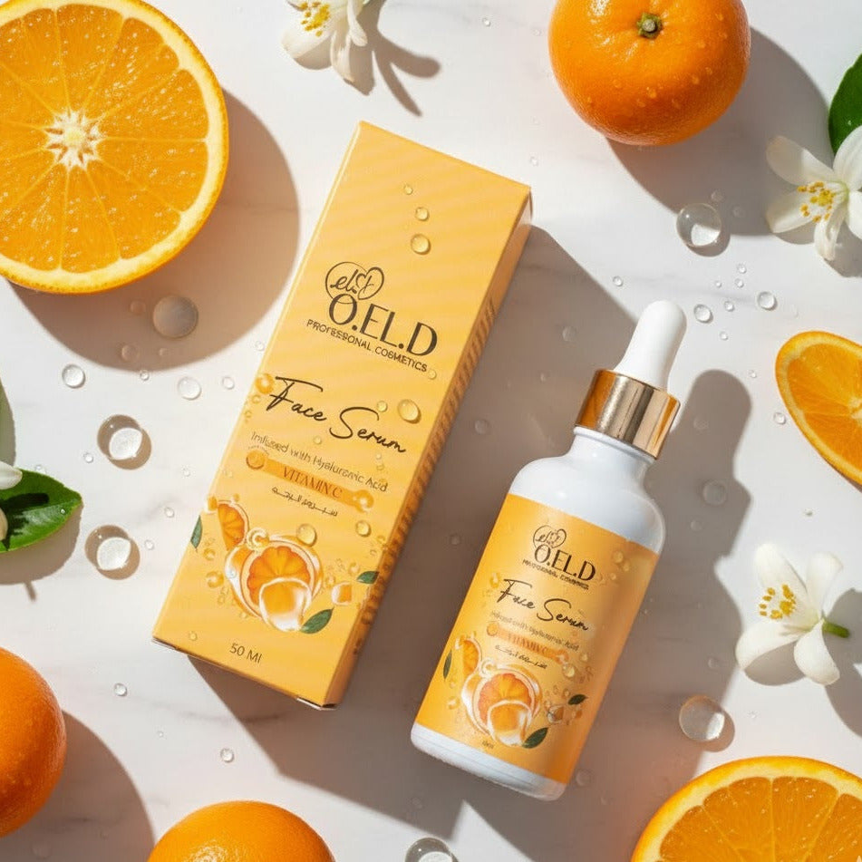 O.E.L.D Professional Cosmetics Vitamin C Face Serum with Hyaluronic Acid