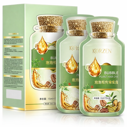 Bubble Plant Hair Dye Shampoo | Natural Gray Coverage