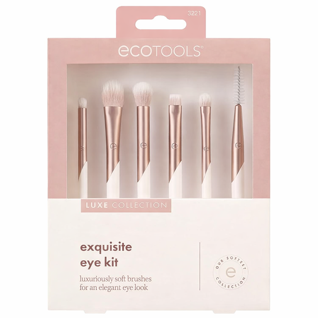 Real Techniques Everyday Eye Essentials – 8-Piece Professional Eye Makeup Brush Set for Blending, Lining & Precision Looks