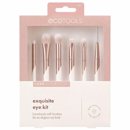Real Techniques Everyday Eye Essentials – 8-Piece Professional Eye Makeup Brush Set for Blending, Lining & Precision Looks