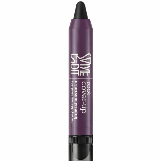 Style Edit Root Cover-Up Stick – Black | Instant Grey Coverage, Natural Look & Sweat-Resistant