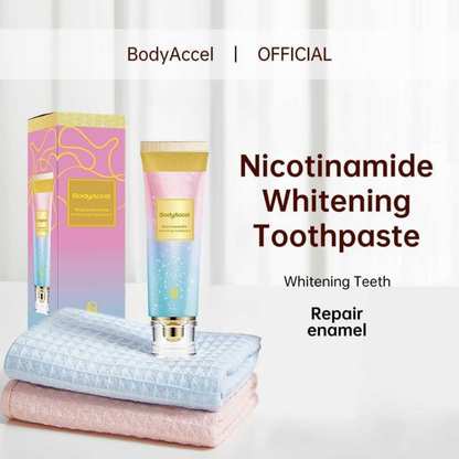 Niacinamide Whitening Toothpaste | Stain Removal, Enamel Care & Fresh Breath Protection