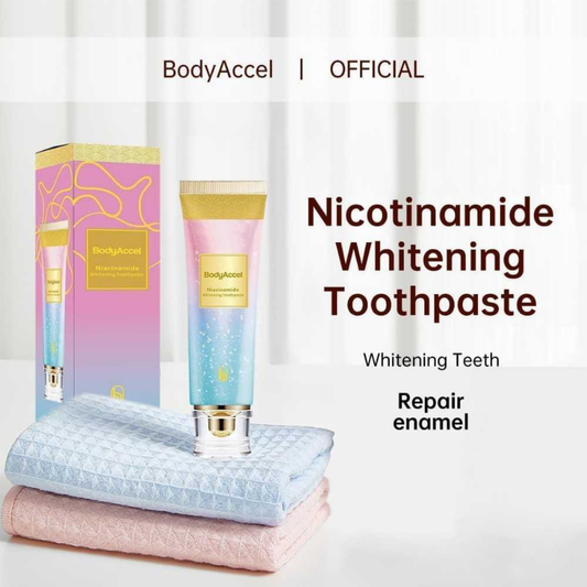 Niacinamide Whitening Toothpaste | Stain Removal, Enamel Care & Fresh Breath Protection