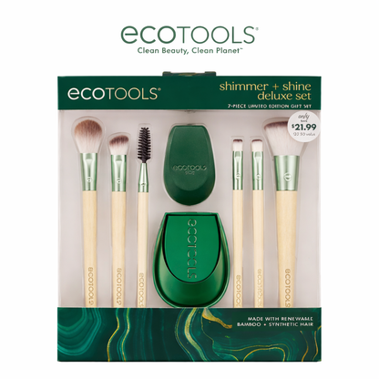 EcoTools Shimmer + Shine Deluxe Set – 7-Piece