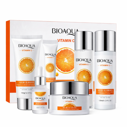 Bioaqua Vitamin C Facial Care Set | Brightening Skincare Kit