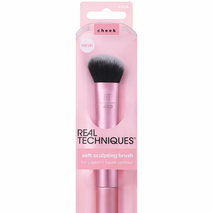 Real Techniques Sculpting Brush by Sam & Nic – Professional Angled Contour Brush for Cream, Liquid & Powder Makeup