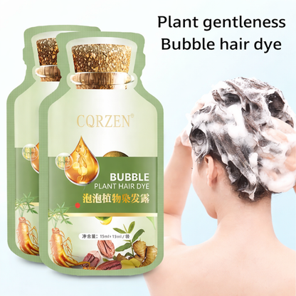 Bubble Plant Hair Dye Shampoo | Natural Gray Coverage