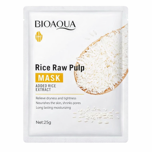 Moisturizing Smooth Face Mask (20pcs) | Rice Extract Nourishment, Hydration & Skin Soothing Care