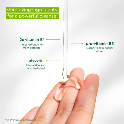 Simple Refreshing Facial Wash – Soap-Free Gentle Cleanser with Pro-Vitamin B5 & Vitamin E for Fresh, Healthy Skin (150ml)