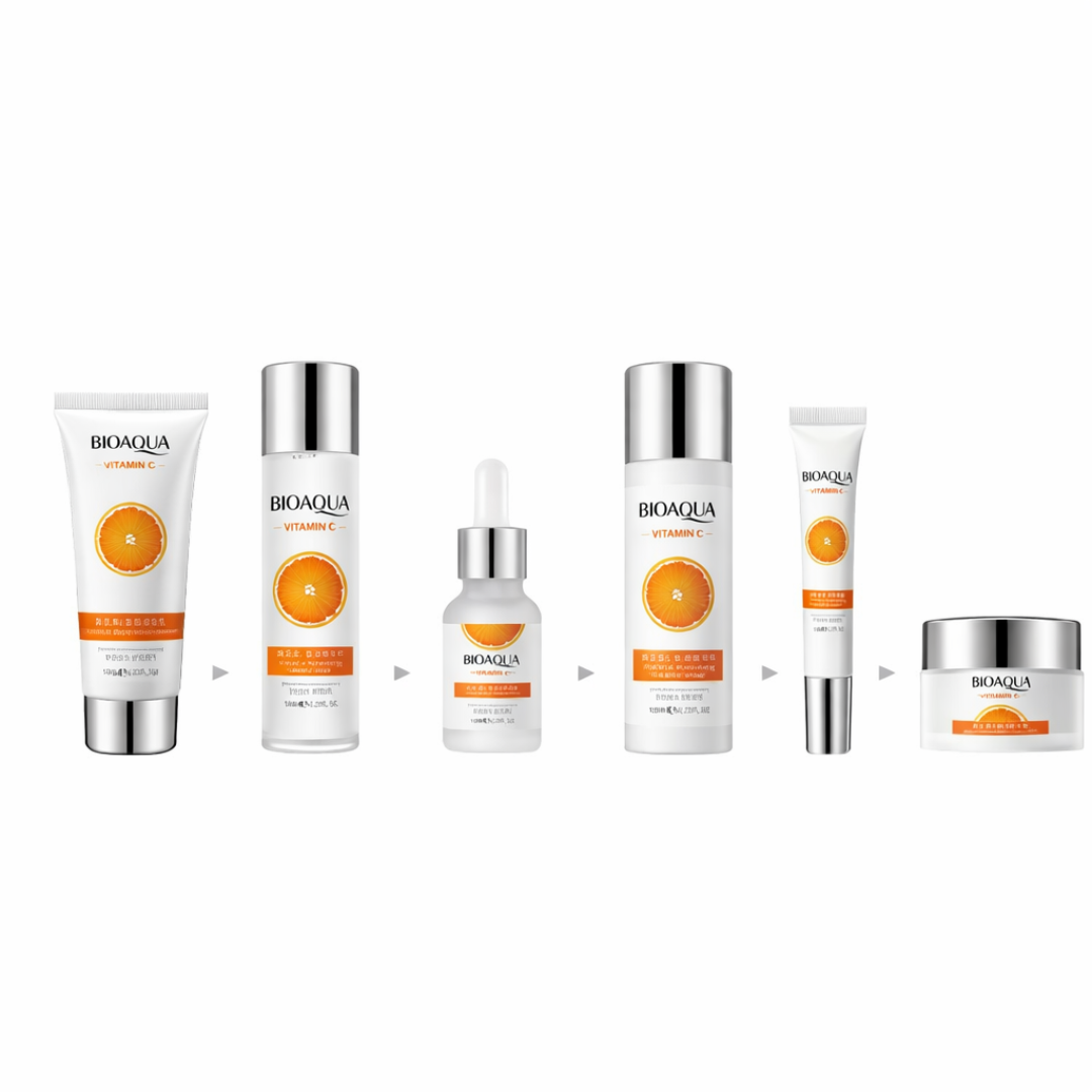 Bioaqua Vitamin C Facial Care Set | Brightening Skincare Kit