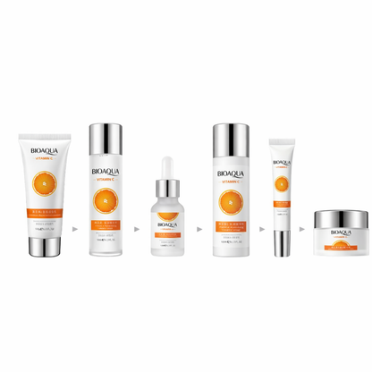 Bioaqua Vitamin C Facial Care Set | Brightening Skincare Kit