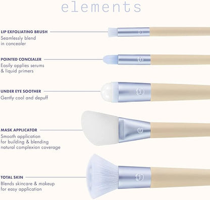 EcoTools Hydro-Glow Skincare Brush Set | 5-Piece Kit