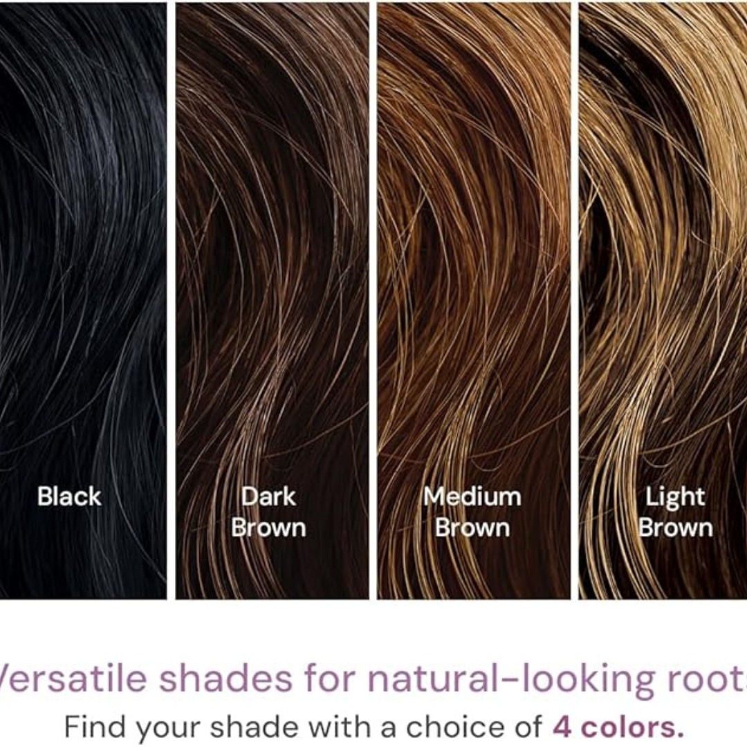 Style Edit Root Cover-Up Stick – Black | Instant Grey Coverage, Natural Look & Sweat-Resistant