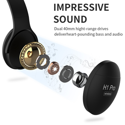 Wireless Bluetooth Headset | 24-Hour Battery, MP3 Support & Comfortable Ergonomic Design